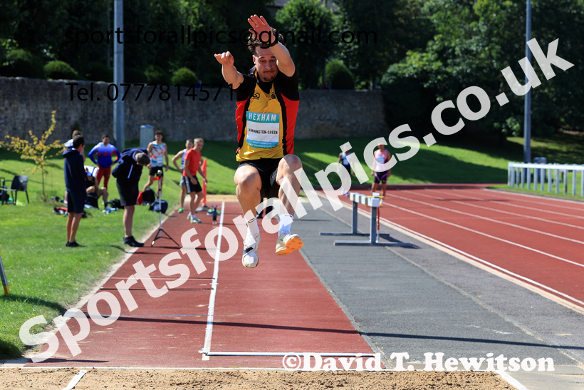 Decathlon long jump, 2025 EAP International Combined Events, Hexham, Northumberland.  Photo: David T. Hewitson/Sports for All Pics